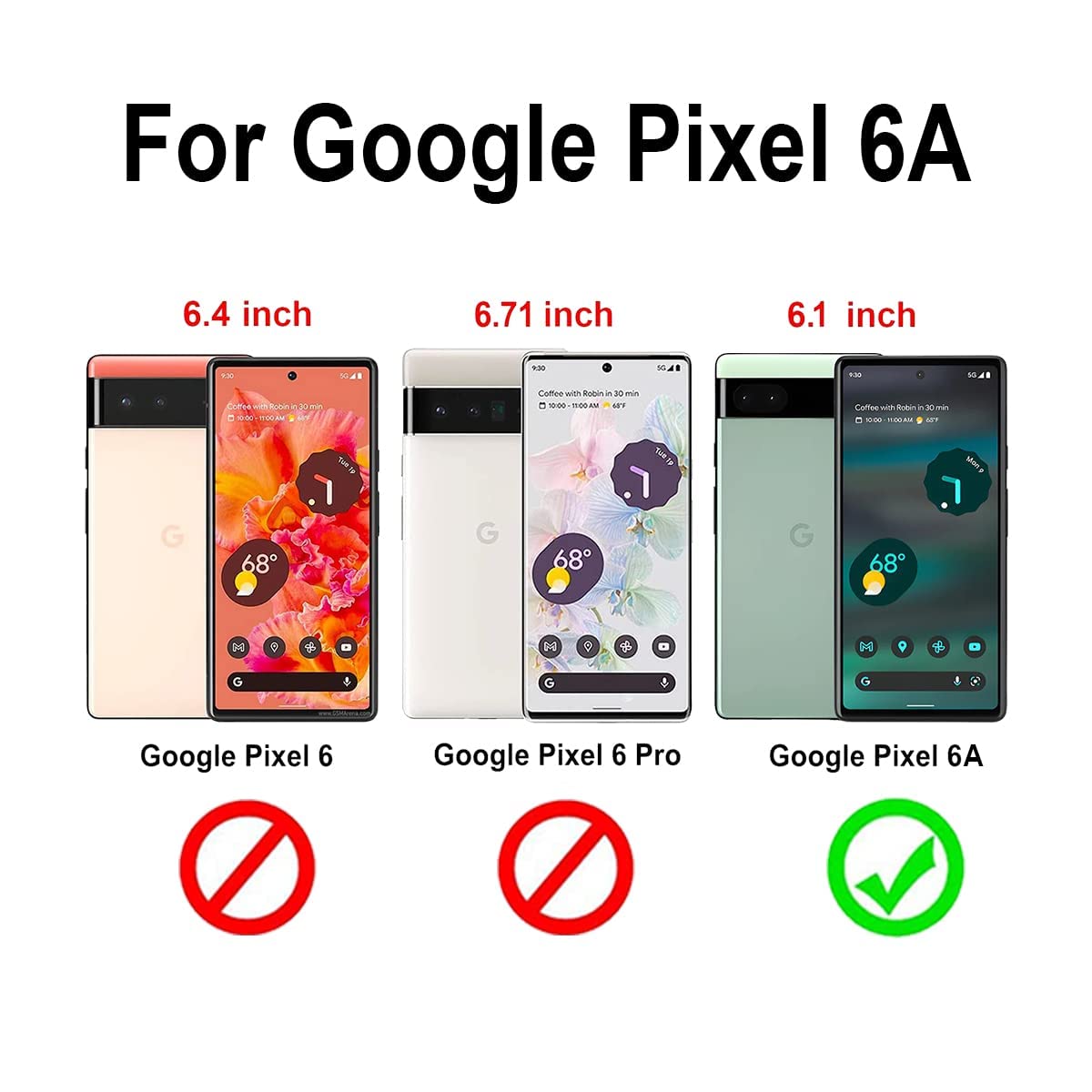 Riggear Xundd Back Cover Case for Pixel 6A